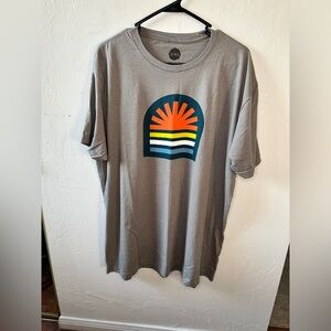 2 X Men's Wohven T-Shirt Size XXL Graphic Print Sun Beach Mountains Nature